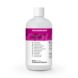Leather Colour deep blue 250 ml
