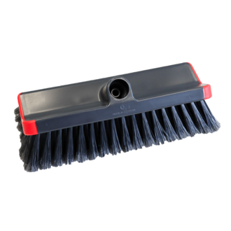 Angle washing brush with water flow