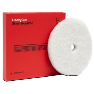 Heavy Cut Short Wool Pad Ø126 Exzenter Lammfellpad