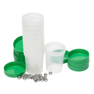 Mixing Cups, green Lid Set of 10