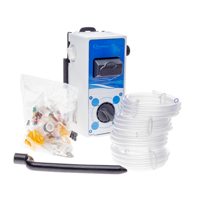 Promax Dosierer, 4 Produkte, 4l/min, Druckschalter